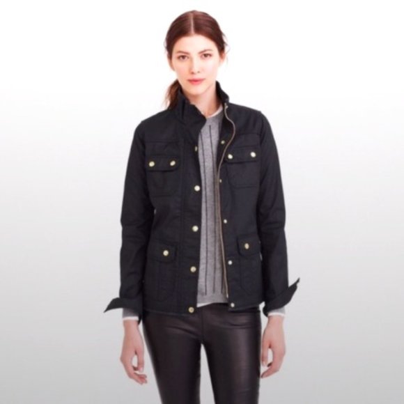 J. Crew Black Downtown Field Jacket, XSP - Picture 1 of 11